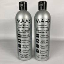MAAS Gel Wash Concentrate &amp; Carnauba Cleaning Wax NOS SEALED - $49.95