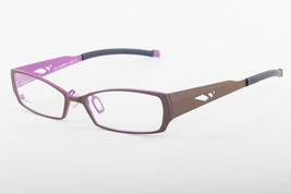 Orgreen HELLCAT 67 Matte Brown / Matte Purple Titanium Eyeglasses 50mm - £140.56 GBP