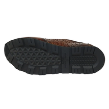 Men's GENIO Turkey Genuine Snake Leather Shoes 120197327 Brown image 8
