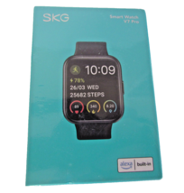 SKG Men&#39;s Women&#39;s Smart Watch V7 Pro Sealed - Black - £23.93 GBP