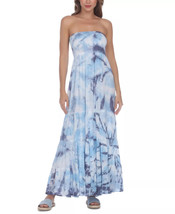 Swim Cover Up Maxi Dress Sky Blue Tie Dye Size Small RAVIYA $58 - NWT - £14.38 GBP