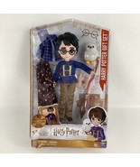 Harry Potter Gift Set Action Figure Doll Wizard Broom Hedwig Owl Robe Cl... - $24.70