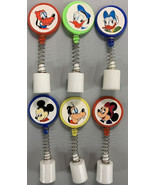 Vintage 1970 Set of Six Different Disney Pencil Toppers. - £8.99 GBP