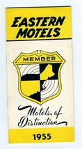 Eastern Motels 1955 Directory of Motels of Distinction Booklet - £20.11 GBP