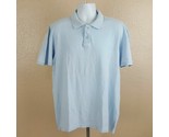Zara Men&#39;s Polo Shirt Size XXL Short Sleeve Light Blue TM13 - £6.98 GBP