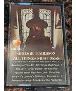 George Harrison All Things Must Pass Cassette Tape Rare Vintage Apple - £14.11 GBP