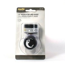 1 Ct Amflo 41-155 1/4&quot; Regulator &amp; Gauge Regulates Air Pressure From Com... - $28.99