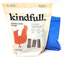 Kindfull Chicken Jerky Dog Treats, 16oz and Tesadorz Resealable Bags - £15.65 GBP