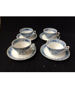 antique chinese porcelain 4 cups and saucers . Marked - £77.84 GBP
