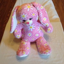 Easter Build A Bear bunny rabbit daisy floral floppy ears 17 inch pink - £9.27 GBP