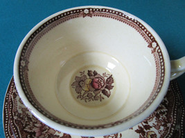 Alfred Meakin England Tonquin Brown Transfer Trio Cup Saucer Plate Original - £59.53 GBP