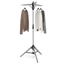 Whitmor Garment &amp; Drying Rack, 28x28x64.5, Grey - £46.49 GBP