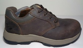 Dr. Martens Size 7 M LINNET SD Brown Steel Toe New Mens Safety Work Shoes - $147.51