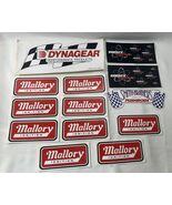 9 Vintage Mallory Ignition Racing Decals Stickers NHRA Hot Rod NASCAR + ... - $41.62 CAD