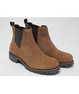 Chaco Fields Chelsea Size 9 M EU 42 Men&#39;s WP Suede Boots Rubber Brown JC... - $113.29 CAD