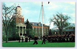 Postcard US Coast Guard Academy Cadets March on Parade Grounds New London CT - £2.80 GBP