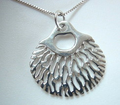 Ocean Coral 925 Sterling Silver Pendant - £7.76 GBP
