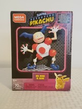 Mega Construx Pokemon Detective Pikachu Mr Mime Figure Set Brand New 70 pcs - £7.46 GBP