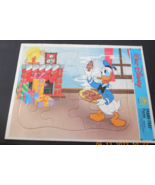 Walt Disney Frame Tray Puzzle Donald Duck Christmas Cookies Interlocking - £10.27 GBP