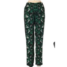 J. Crew Green Black Floral Casual Pants Size 0 - £27.58 GBP