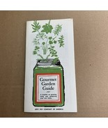 Gourmet Garden Guide 1977 Jiffy Pot Company Of America Book Of Herbs Boo... - $42.64 CAD