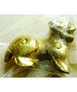 DOLLHOUSE MINIATURE SOLID BRASS LION FIGURINE - $11.19 CAD
