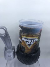 Monster Jam Trucks Collectible Plastic Souvenir Cup Piston &amp; Tire - $7.87