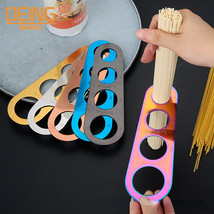 Stainless Steel Spaghetti Measurer Pasta Noodle Measure Cook Kitchen Cake Ruler  - £9.48 GBP