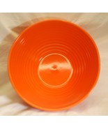 Pioneer Woman Ribbed Mixing Bowl Bright Orange Pottery - £31.13 GBP