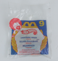 New Hot Wheels #9 Lightning Speed McDonald&#39;s Toy Sealed - £3.85 GBP