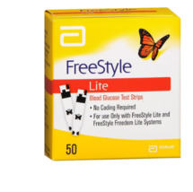 FreeStyle Lite Blood Glucose Test Strips50.0ea - £102.43 GBP