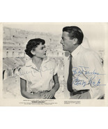 AUDREY HEPBURN GREGORY PECK SIGNED PHOTO 8X10 RP AUTOGRAPHED ROMAN HOLIDAY  - £15.68 GBP