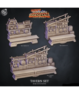 3D Printed Cast n Play Tavern Bar Stations Terrain Essentials 28mm 32mm D&amp;D - $27.64 CAD+