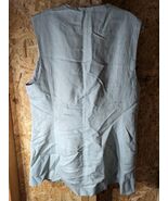 Casual Corner size 14 rayon/linen blend lime green suit vest - €29,81 EUR