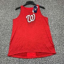 Nike Dri-Fit Shirt Women Medium Washington Nationals Sleeveless Crew Nec... - $27.88
