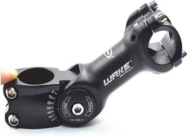 Wake MTB Stem 31.8 90mm 110mm 0 60 Degree, Aluminum Alloy, Lightweight, Black - £31.96 GBP