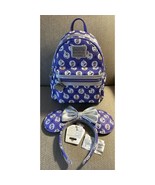 Disney Park Loungefly 100 Anniversary Mickey Friends Platinum Backpack &amp;... - $116.05