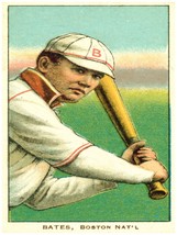 3841.Bates,Boston Baseball Player Poster from early sport card.Room design - £12.65 GBP+