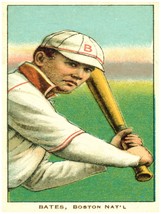 3841.Bates,Boston Baseball Player Poster from early sport card.Room design - £12.10 GBP+