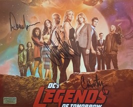 Caity Lotz Matt Ryan Dominic Purcell Signed Autographed 8x10 photo COA DC Legend - £80.47 GBP