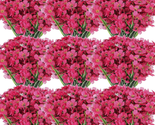 Violet Artificial Flowers, 100 Bundles UV Resistant Faux Flowers Outdoor... - $82.67