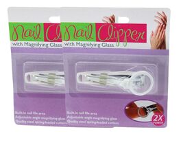 Nail Clipper with Magnifying Glass - $7.87