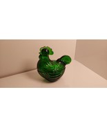 Vintage hen on nest candy dish, rooster candy dish - $34.00