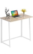 31.5&quot; Folding Desk, Simple Assembly Computer Desk Study Writing Table for Sma... - £63.30 GBP