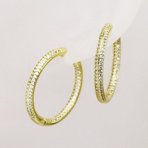 5 Pairs Zircon Drop Earrings Round Drop earrings Gold color earrings Gift for wo - £45.16 GBP