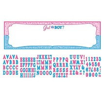 Girl or Boy? Personalized Giant Banner Kit Birthday Party Supplies 5 Feet Wide - $4.95