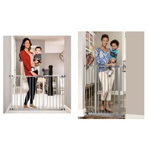 Easy Step 49-Inch Extra Wide Baby Gate, Includes 4-Inch And 12-Inch Extension Ki - £56.36 GBP