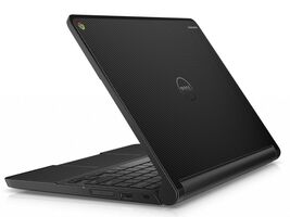 LidStyles Carbon Fiber Laptop Skin Protector Decal Dell Chromebook 11-3120 image 2