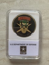 Us Army Rangers &quot;Lead The Way&quot; Challenge Coin 75th Battalion - £11.24 GBP