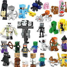 Minecraft Series 29Pcs/Set Building Blocks Minifigure Mini Toys - £19.74 GBP